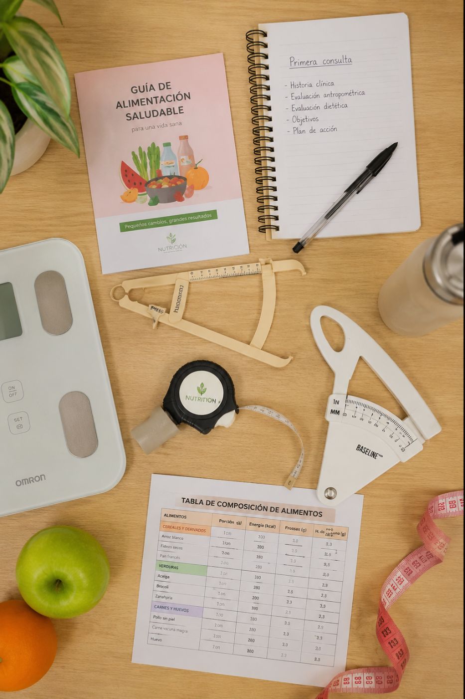 Elementos de una primera consulta nutricional